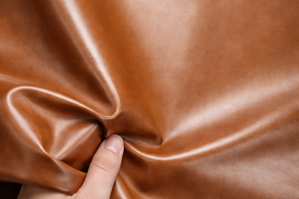 Δέρμα αρνί nappa φυσικό σε ταμπά απόχρωση για τσάντες και κατασκευές