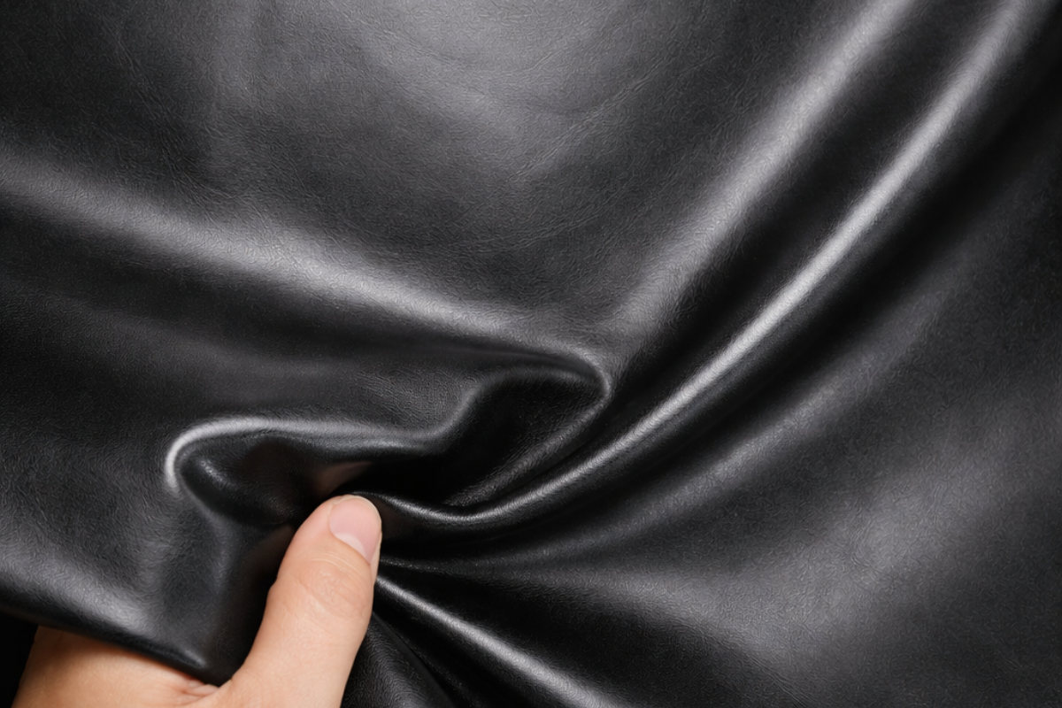 Δέρμα αρνί nappa μαύρο φυσικό για τσάντες και δερμάτινες κατασκευές