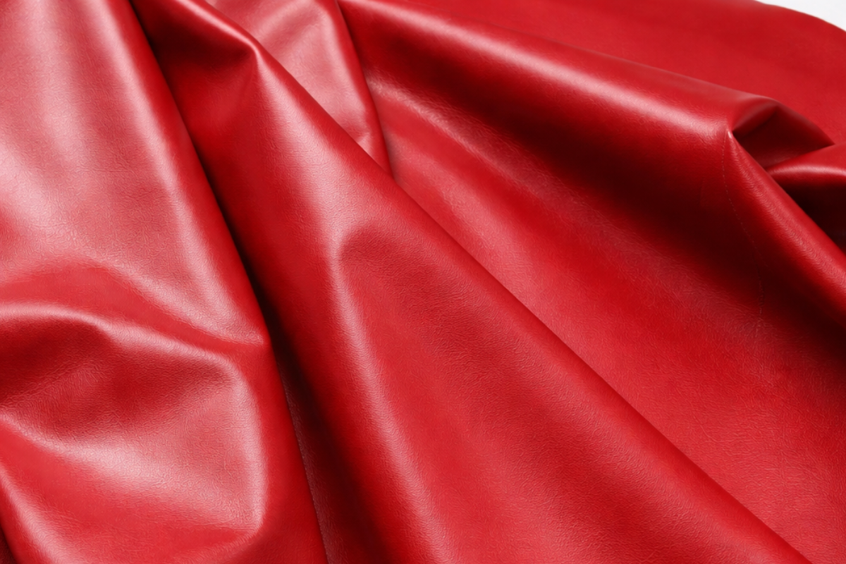 δέρμα πρόβατο φόδρα κόκκινο για υποδήματα και τσάντες