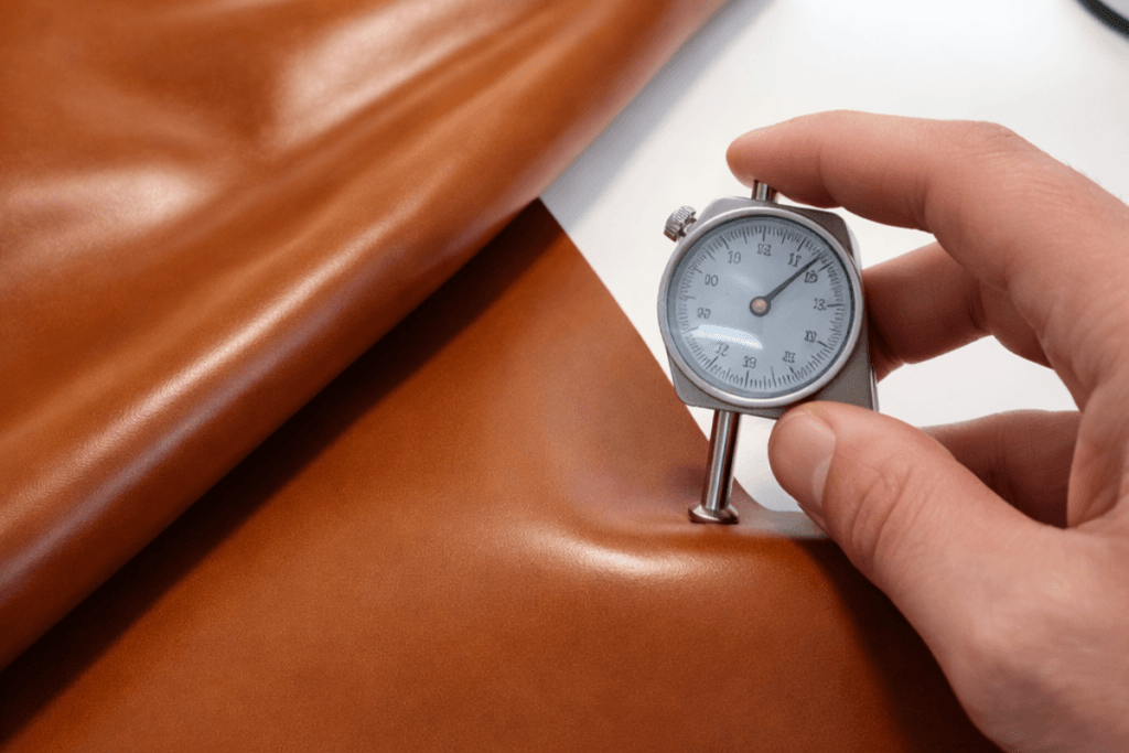 leather calf skin tan smooth 1.2mm for wallets and leather accessories